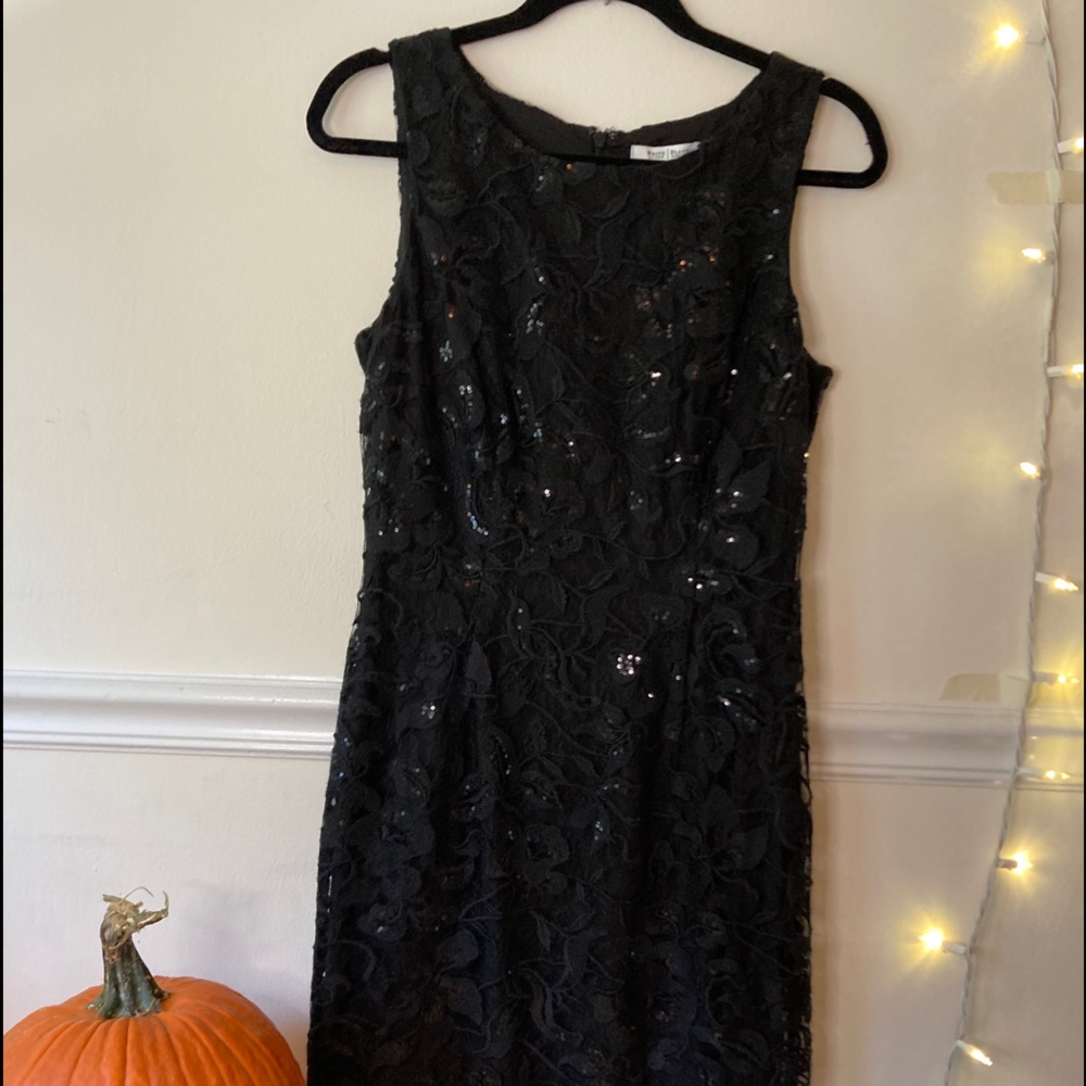 Black lace sleeveless dress from WHBM